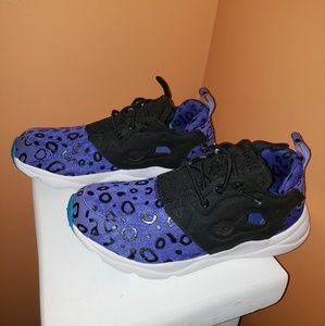 Reebok 3D Ultralite Black & Purple Animal Cheetah